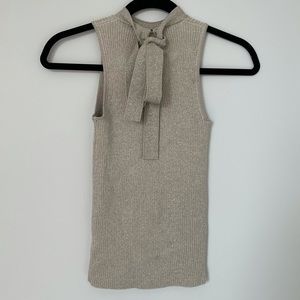 Anthropologie ett twa mock neck ribbed tank